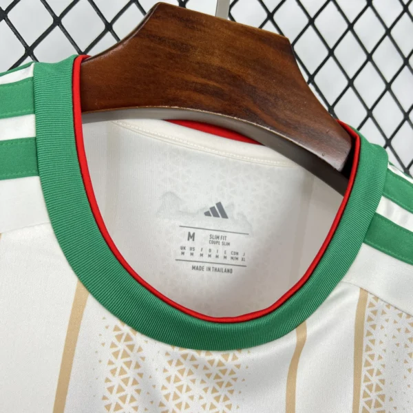 Camisa Seleção Argélia Home Versão Torcedor Copa Do Mundo 2026 Branca Adidas - Imagem 4