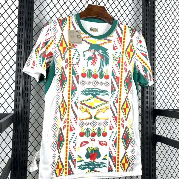 Camisa Seleção Senegal Home Dupla-Face Versão Torcedor Copa Do Mundo 2026 Branca Puma - Imagem 9