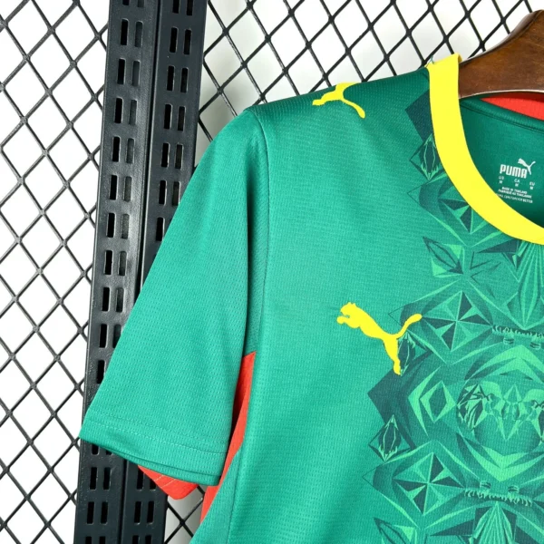 Camisa Seleção Senegal Away Versão Torcedor Copa Do Mundo 2026 Verde Puma - Imagem 4