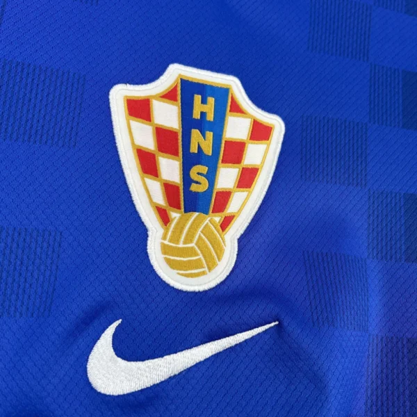 Camisa Seleção Croácia Away Versão Torcedor Copa Do Mundo 2026 Azul Nike - Imagem 3