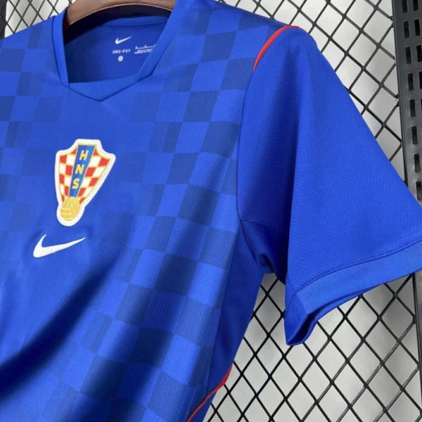 Camisa Seleção Croácia Away Versão Torcedor Copa Do Mundo 2026 Azul Nike - Imagem 2
