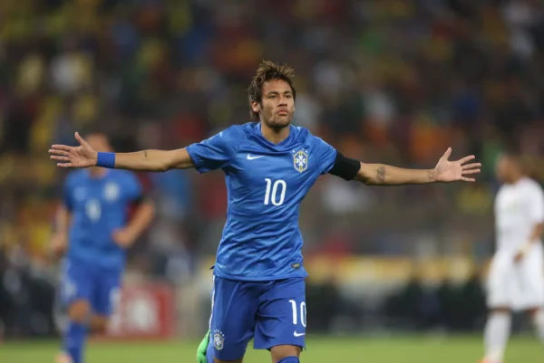 Camisa Retrô Clássica Seleção Brasileira Away - Brasil Azul – 2014 Nike - Imagem 7