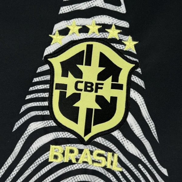 Camisa Brasil Seleção Brasileira Goleiro Manga Longa Torcedor Copa do Mundo 2026 Nike - Imagem 2