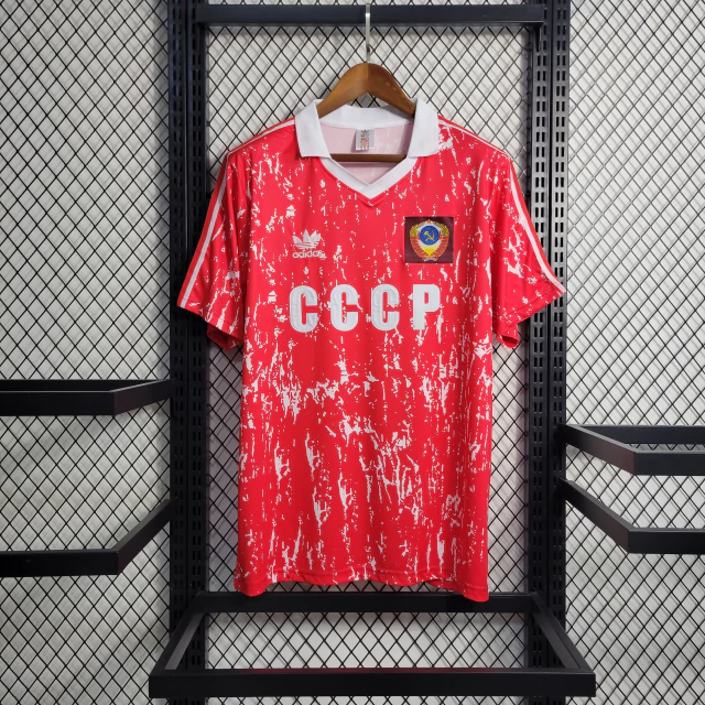 3992a4511-c3a067c05a41dc0c8d16757911013902-640-0 Camisa Retrô Clássica Seleção União Soviética 1990 Adidas - Imagem 1