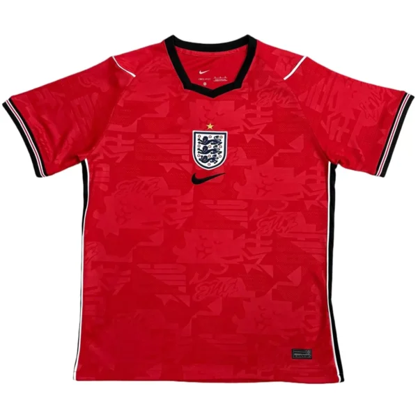 Camisa Seleção Inglaterra Away Versão Torcedor Copa Do Mundo 2026 Vermelha Nike - Imagem 8