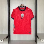 Camisa Seleção Inglaterra Away Versão Torcedor Copa Do Mundo 2026 Vermelha Nike