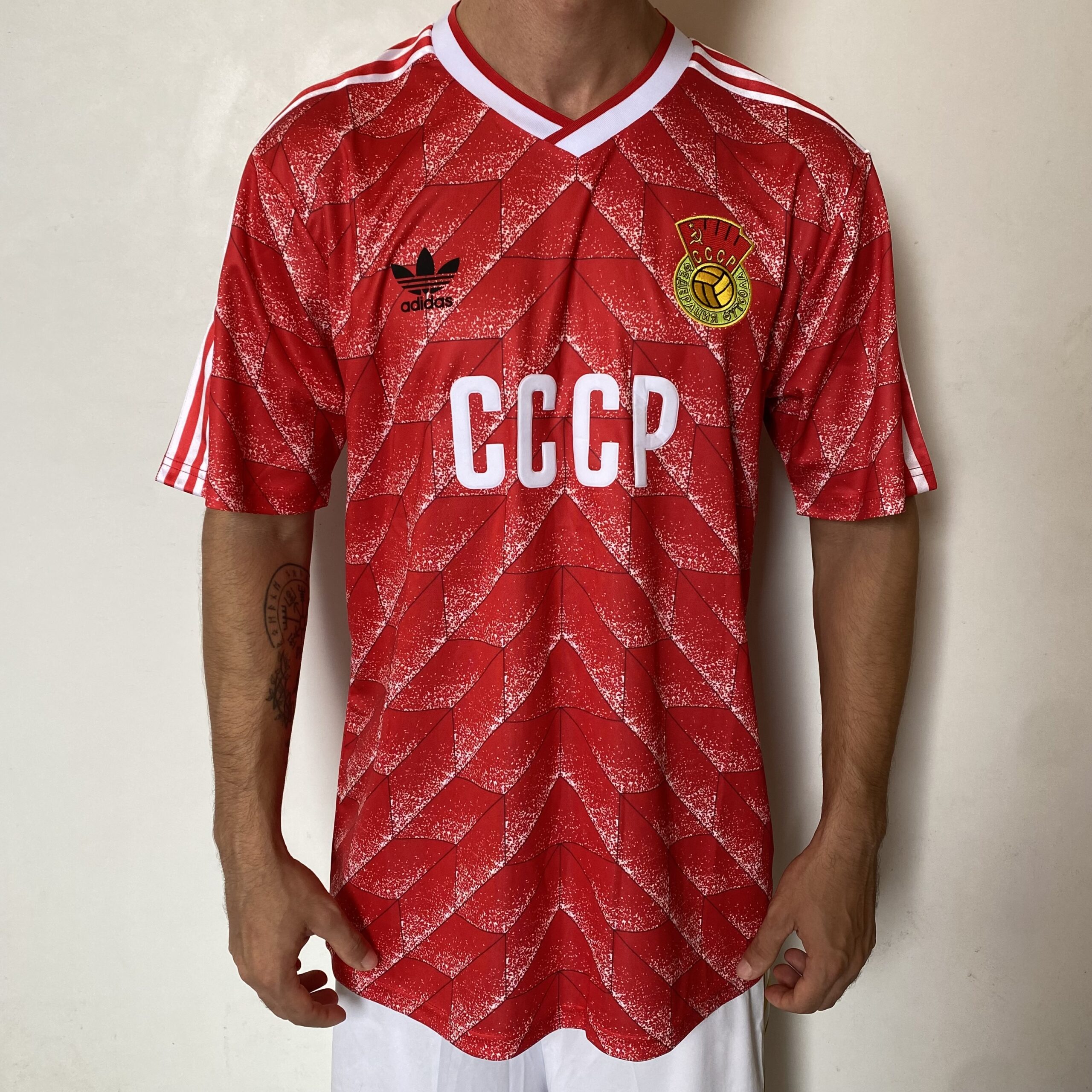 IMG_9825 Camisa Retrô Clássica Seleção União Soviética 1988 Adidas - Imagem 1