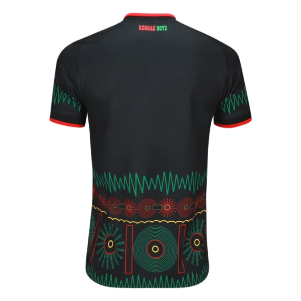 Camisa Jamaica Away Copa do Mundo 2026 Bob Marley Torcedor Preta Adidas - Imagem 6