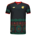 Camisa Jamaica Away Copa do Mundo 2026 Bob Marley Torcedor Preta Adidas