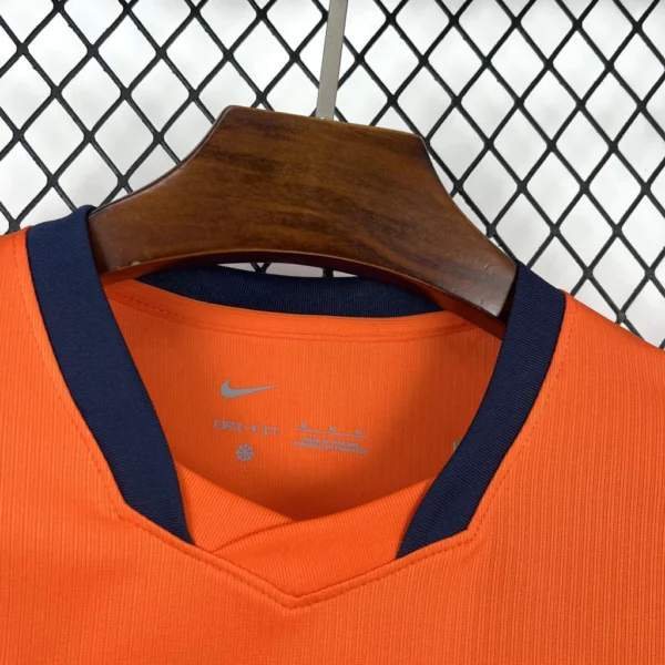 Camisa Seleção Holanda Home Versão Torcedor Copa Do Mundo 2026 Laranja Nike - Imagem 4