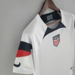 Camisa Retrô Clássica Seleção Estados Unidos USA Home 2022 Branca Nike - Imagem 3