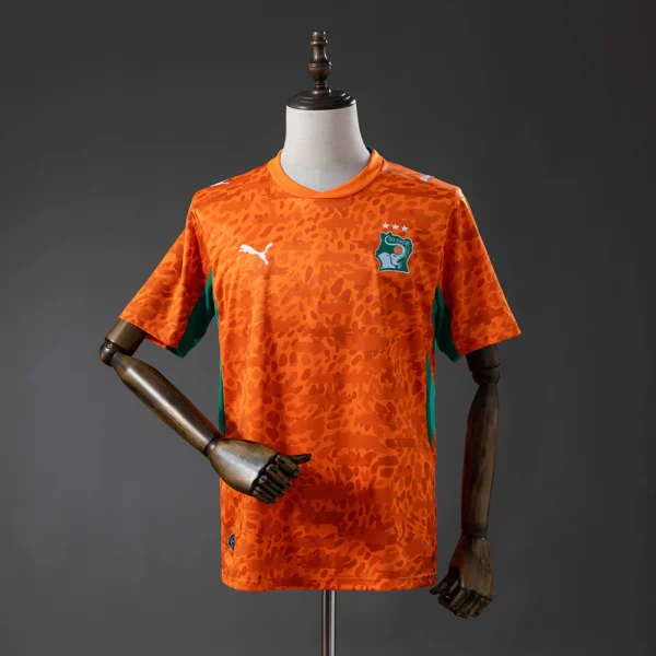 Camisa Costa do Marfim Copa do Mundo 2026 Torcedor Laranja Puma - Imagem 6