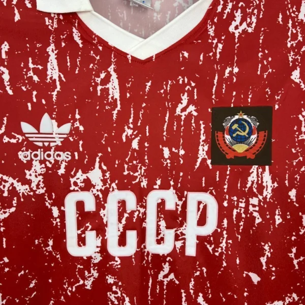 Camisa Retrô Clássica Seleção União Soviética 1990 Adidas - Imagem 3