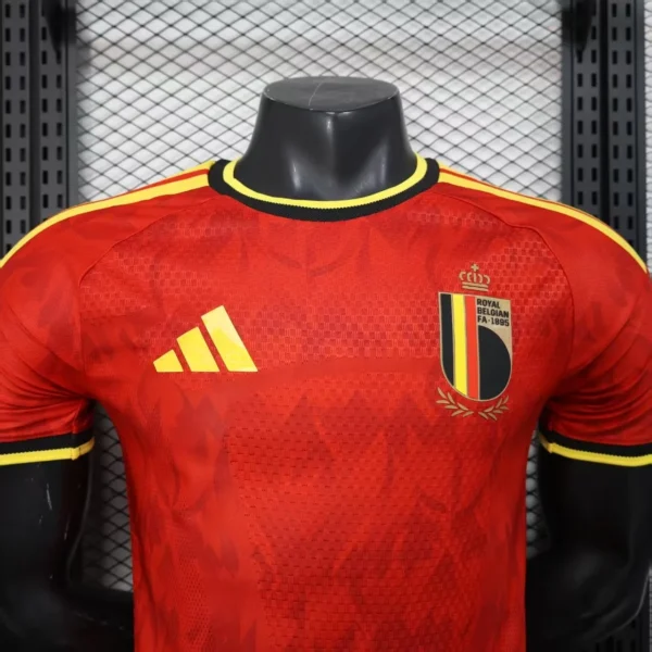 Camisa Seleção Bélgica Home Versão Jogador Copa Do Mundo 2026 Vermelho Adidas - Imagem 2