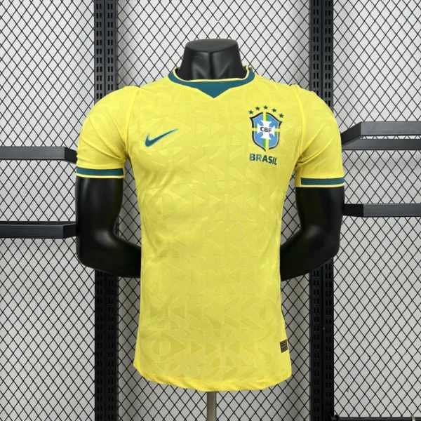 Camisa Brasil Seleção Brasileira Home Jogador Copa do Mundo 2026 Amarela Nike - Imagem 14