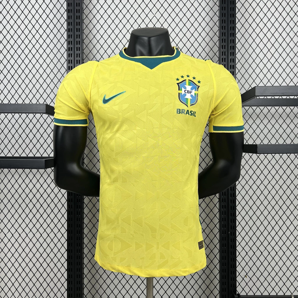 Camisa Brasil Seleção Brasileira Home Jogador Copa do Mundo 2026 Amarela Nike