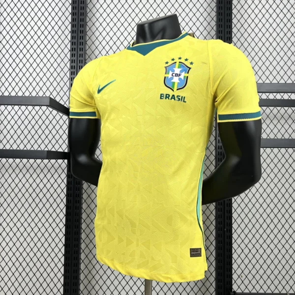 Camisa Brasil Seleção Brasileira Home Jogador Copa do Mundo 2026 Amarela Nike - Imagem 2
