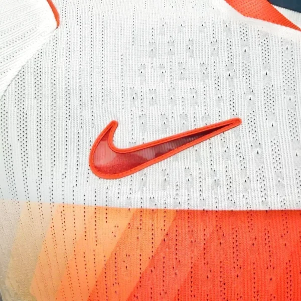 Camisa Seleção Holanda Away Versão Jogador Copa Do Mundo 2026 Branca Nike - Imagem 3