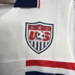Camisa Retrô Clássica Seleção Estados Unidos USA Home 1995 Branca Nike - Imagem 3