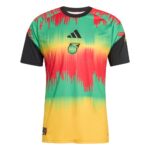 Camisa Jamaica Pré-Jogo Copa do Mundo 2026 Bob Marley Torcedor Adidas