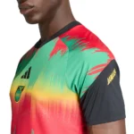 Camisa Jamaica Pré-Jogo Copa do Mundo 2026 Bob Marley Torcedor Adidas - Imagem 2