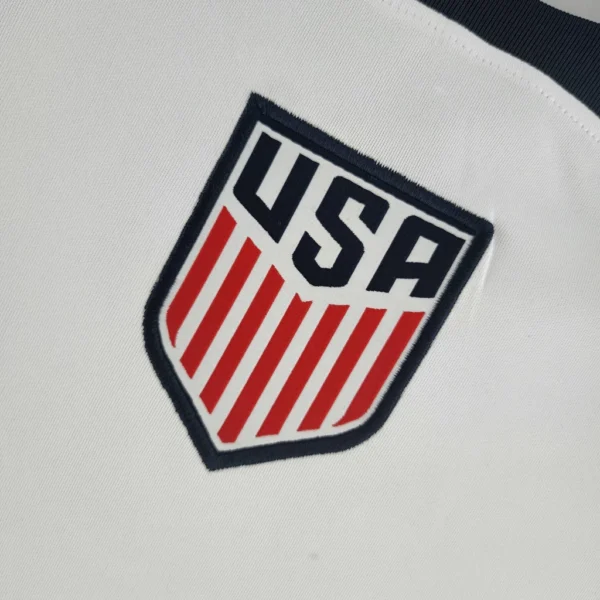 Camisa Retrô Clássica Seleção Estados Unidos USA Home 2022 Branca Nike - Imagem 4