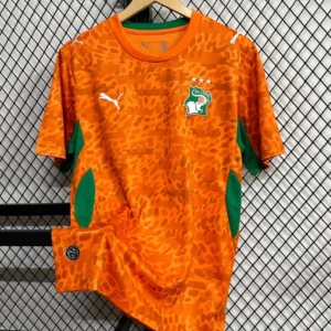 Camisa Costa do Marfim Copa do Mundo 2026 Torcedor Laranja Puma