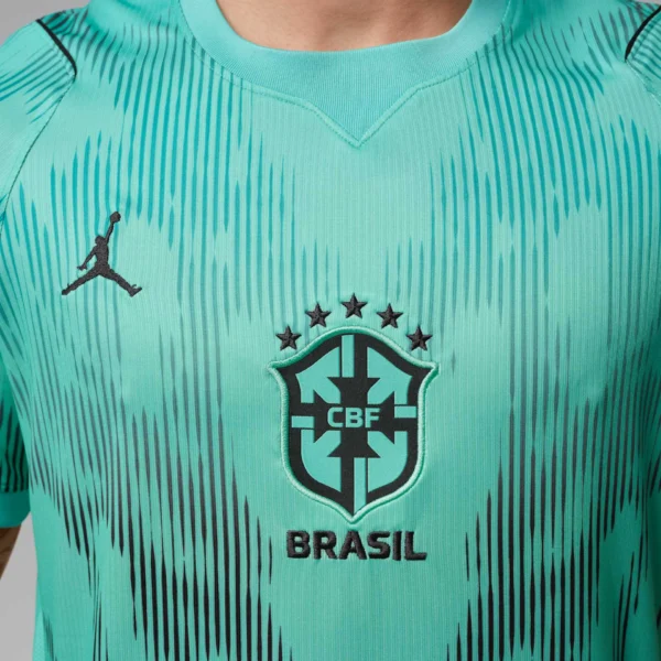 Camisa Brasil Seleção Brasileira Goleiro Torcedor Copa do Mundo 2026 Jordan Verde Nike - Imagem 8