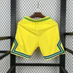 Calção Concept Basquete Seleção Brasil Copa do Mundo 2026 Amarela Jordan - Imagem 5