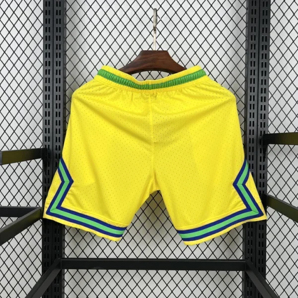 Calção Concept Basquete Seleção Brasil Copa do Mundo 2026 Amarela Jordan - Imagem 5