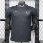 Camisa Seleção Noruega Away Versão Jogador Copa Do Mundo 2026 Preta Nike