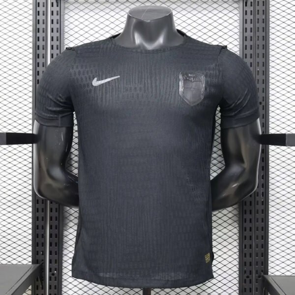 Camisa Seleção Noruega Away Versão Jogador Copa Do Mundo 2026 Preta Nike - Imagem 10