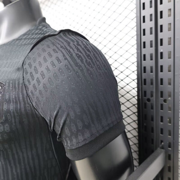 Camisa Seleção Noruega Away Versão Jogador Copa Do Mundo 2026 Preta Nike - Imagem 6