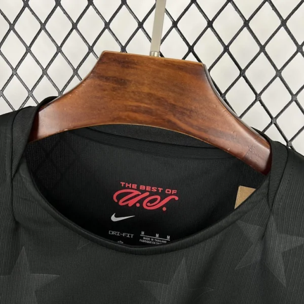 Camisa Seleção Estados Unidos USA Away Versão Torcedor Copa do Mundo 2026 Preta Nike - Imagem 3