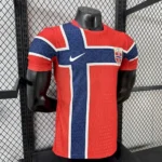 Camisa Seleção Noruega Home Versão Jogador Copa Do Mundo 2026 Vermelha Nike - Imagem 3