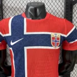 Camisa Seleção Noruega Home Versão Jogador Copa Do Mundo 2026 Vermelha Nike - Imagem 2