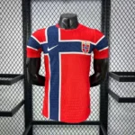 Camisa Seleção Noruega Home Versão Jogador Copa Do Mundo 2026 Vermelha Nike