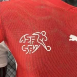 Camisa Seleção Suiça Home Versão Jogador Copa do Mundo 2026 Vermelha Puma - Imagem 3