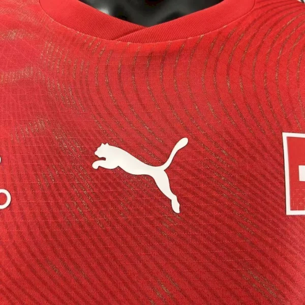 Camisa Seleção Suiça Home Versão Jogador Copa do Mundo 2026 Vermelha Puma - Imagem 4