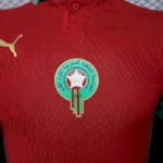 Camisa Seleção Marrocos Home Versão Jogador Copa do Mundo 2026 Vermelha Puma - Imagem 4