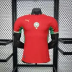 Camisa Seleção Marrocos Home Versão Jogador Copa do Mundo 2026 Vermelha Puma