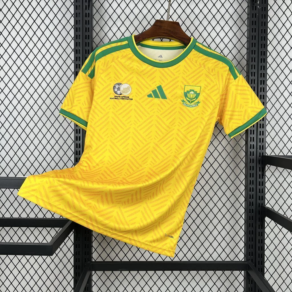 Camisa Seleção África do Sul Home Versão Torcedor Copa Do Mundo 2026 Amarela Adidas