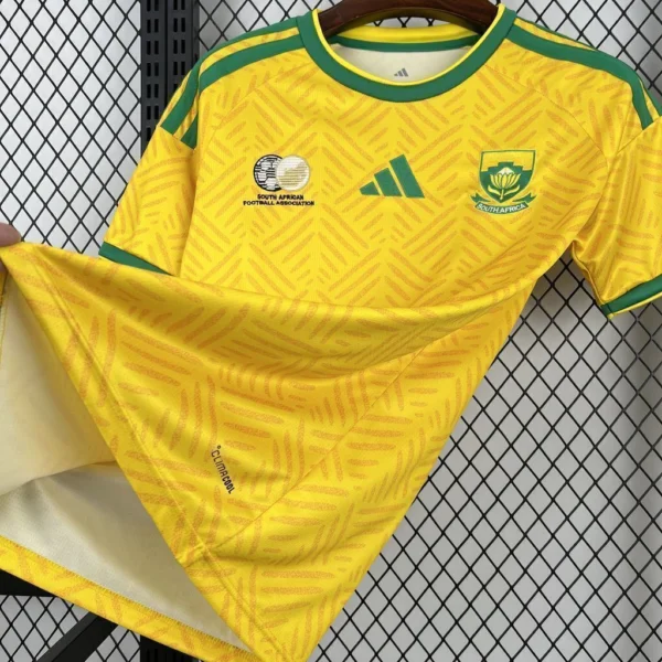 Camisa Seleção África do Sul Home Versão Torcedor Copa Do Mundo 2026 Amarela Adidas - Imagem 2