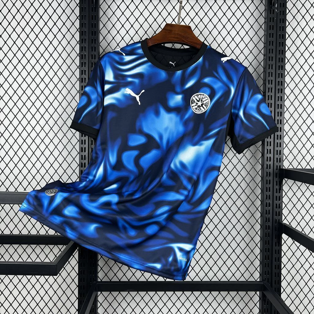 Camisa Seleção Paraguai Away Versão Torcedor Copa do Mundo 2026 Azul Puma