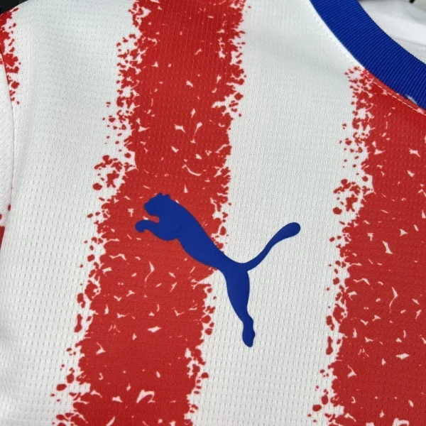 Camisa Seleção Paraguai Home Versão Torcedor Copa do Mundo 2026 Vermelha Puma - Imagem 5