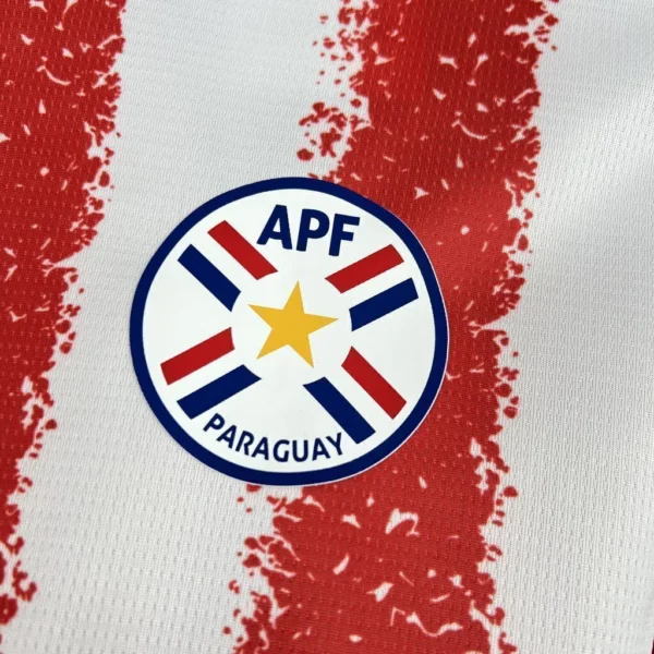 Camisa Seleção Paraguai Home Versão Torcedor Copa do Mundo 2026 Vermelha Puma - Imagem 4