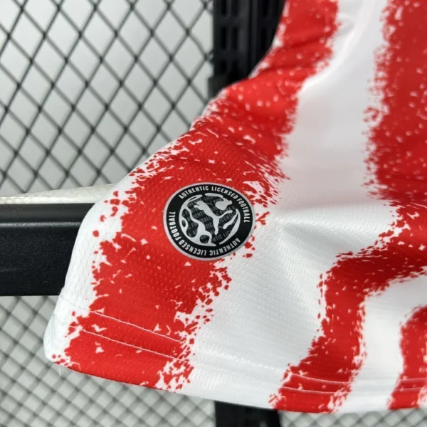 Camisa Seleção Paraguai Home Versão Torcedor Copa do Mundo 2026 Vermelha Puma - Imagem 6