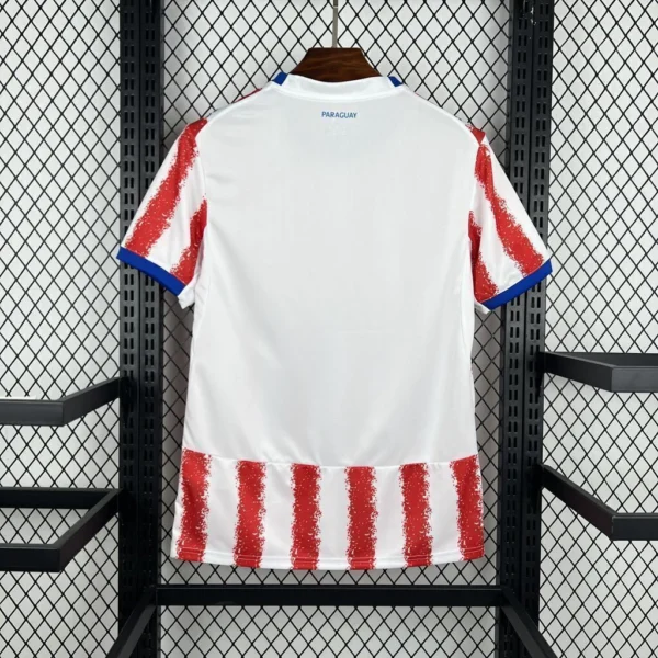 Camisa Seleção Paraguai Home Versão Torcedor Copa do Mundo 2026 Vermelha Puma - Imagem 7