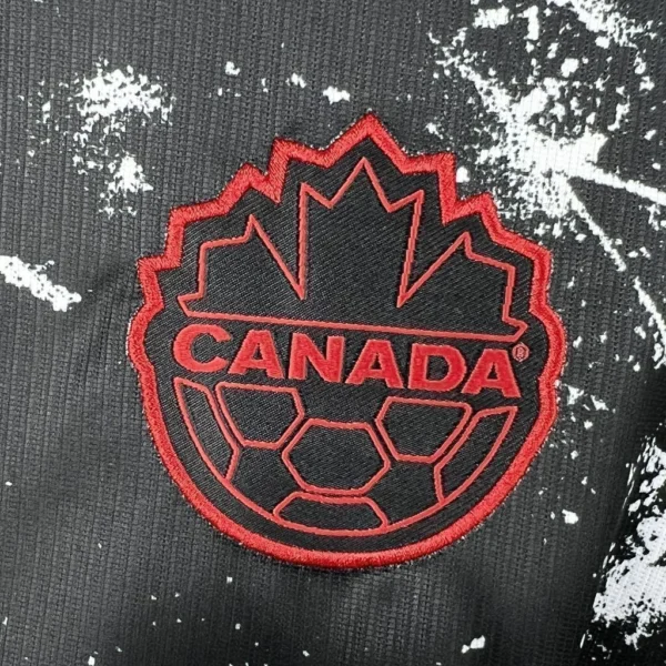 Camisa Seleção Canadá Away Versão Torcedor Copa Do Mundo 2026 Preta Nike - Imagem 2