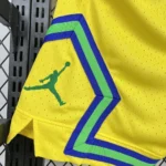 Calção Concept Basquete Seleção Brasil Copa do Mundo 2026 Amarela Jordan - Imagem 3